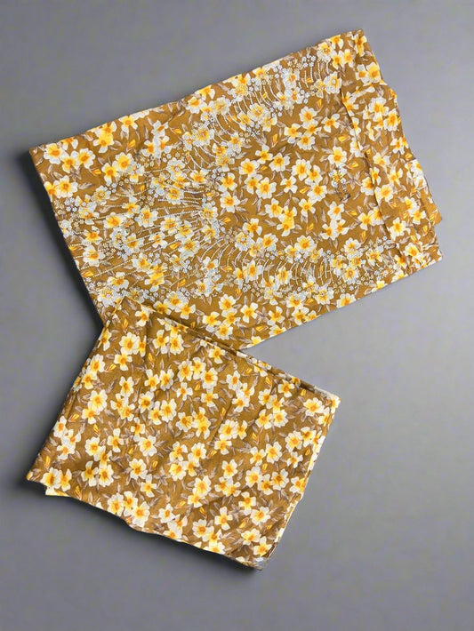 Floral Yellow Mukhawar