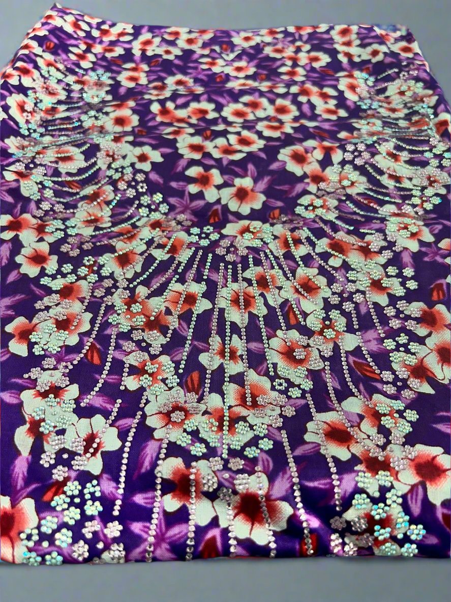 Floral Purple Mukhawar