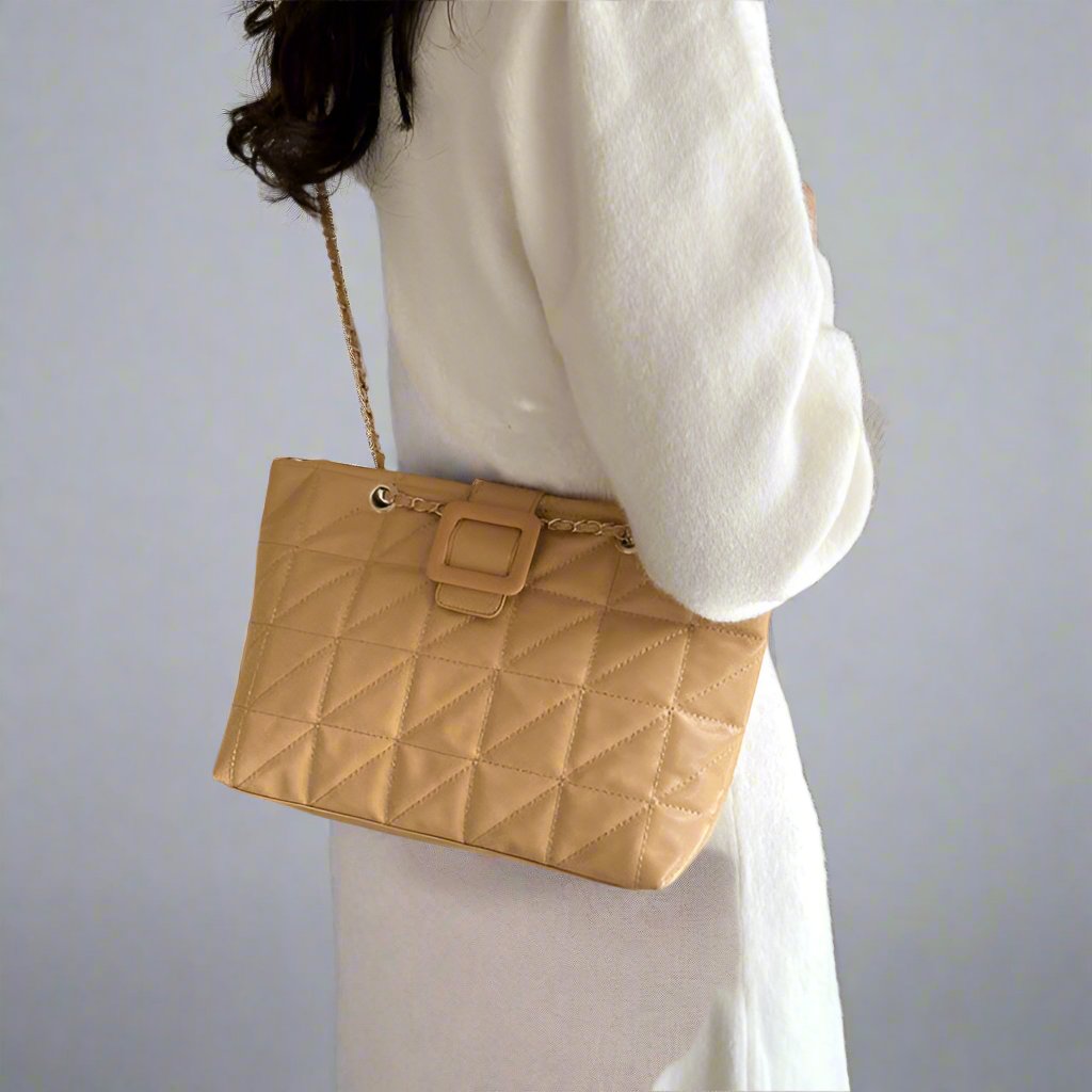 Rhombus Chain shoulder Bag